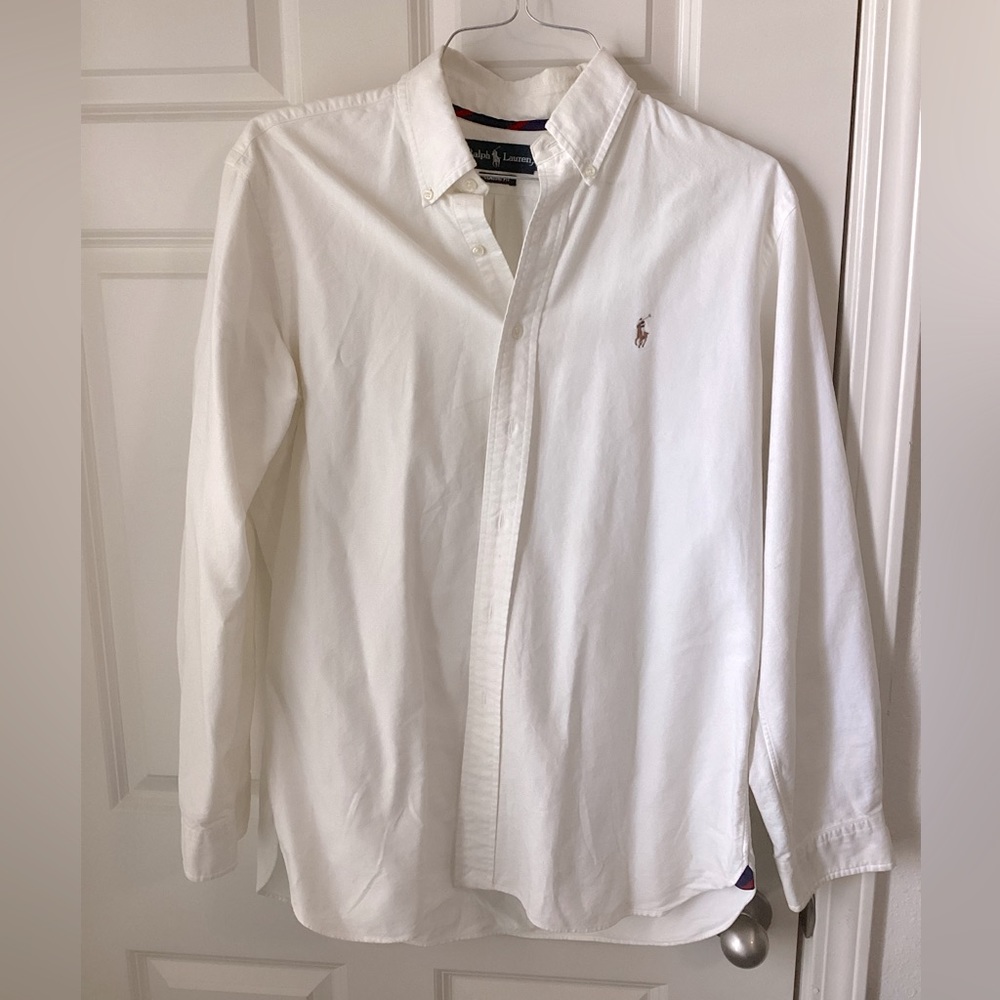 Ralph Lauren Polo Classic Button Down Dress Shirt
